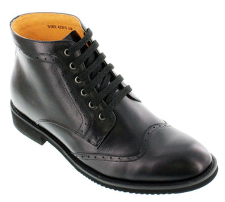 Elevator shoes height increase TOTO - A25011 - 2.8 Inches Taller (Black) - Lightweight - Size 12 Only