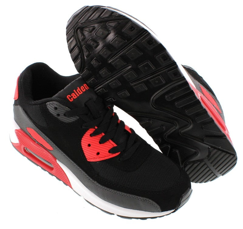 Elevator shoes height increase CALDEN - FD015 - 2.6 Inches Taller (Black/Grey/Red) - Super Lightweight