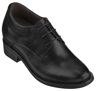 Elevator shoes height increase CALDEN 4-Inch Taller Black Classic Oxford Elevator Shoes - K59510