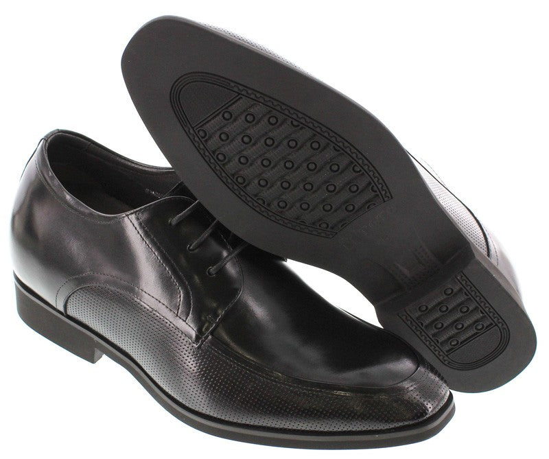 Elevator shoes height increase TOTO - D09101 - 2.8 Inches Taller (Black)