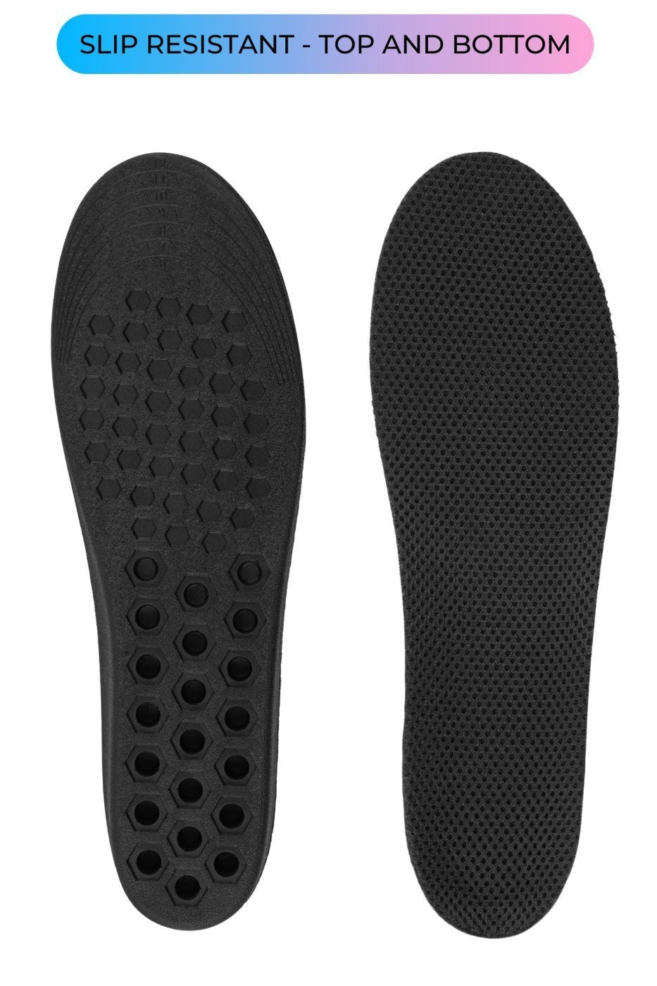 Elevator shoes height increase Breathable Comfort with One-Inch Lifting Shoe Inserts - IK206