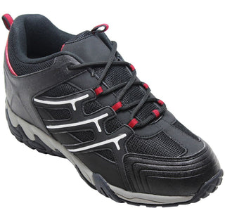 Elevator shoes height increase CALDEN - MY0503 - 3 Inches Taller (Black) - Lightweight