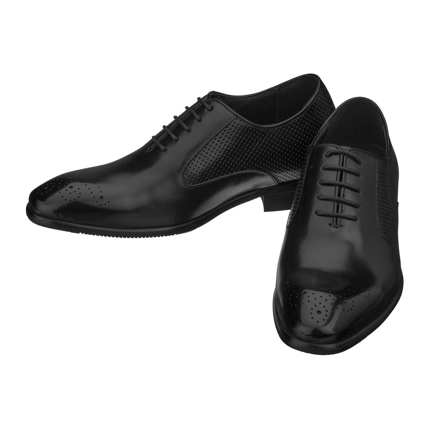 Elevator shoes height increase CALTO - Y6012 - 2.4 Inches Taller (Black)
