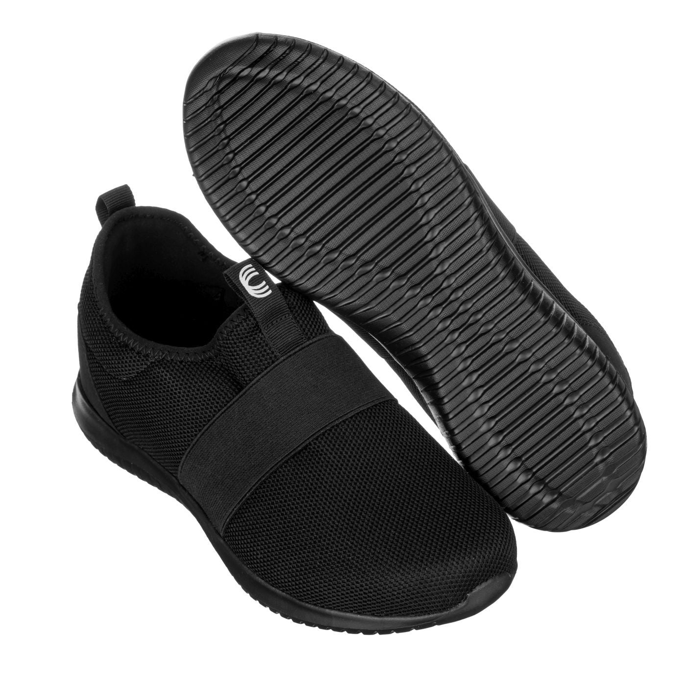 Elevator shoes height increase CALTO - Q120 - 2.1 Inches Taller (Black) - Ultra Feather Lightweight