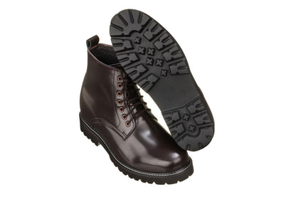 Elevator shoes height increase CALTO - K8711 - 3.3 Inches Taller (Dark Brown)