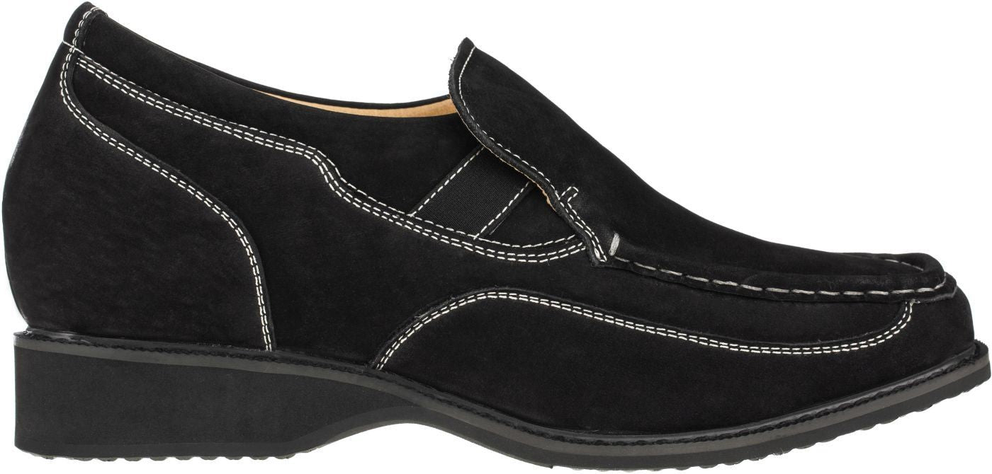 Elevator shoes height increase TOTO 3-Inch Taller Moc-Toe Elevator Shoes