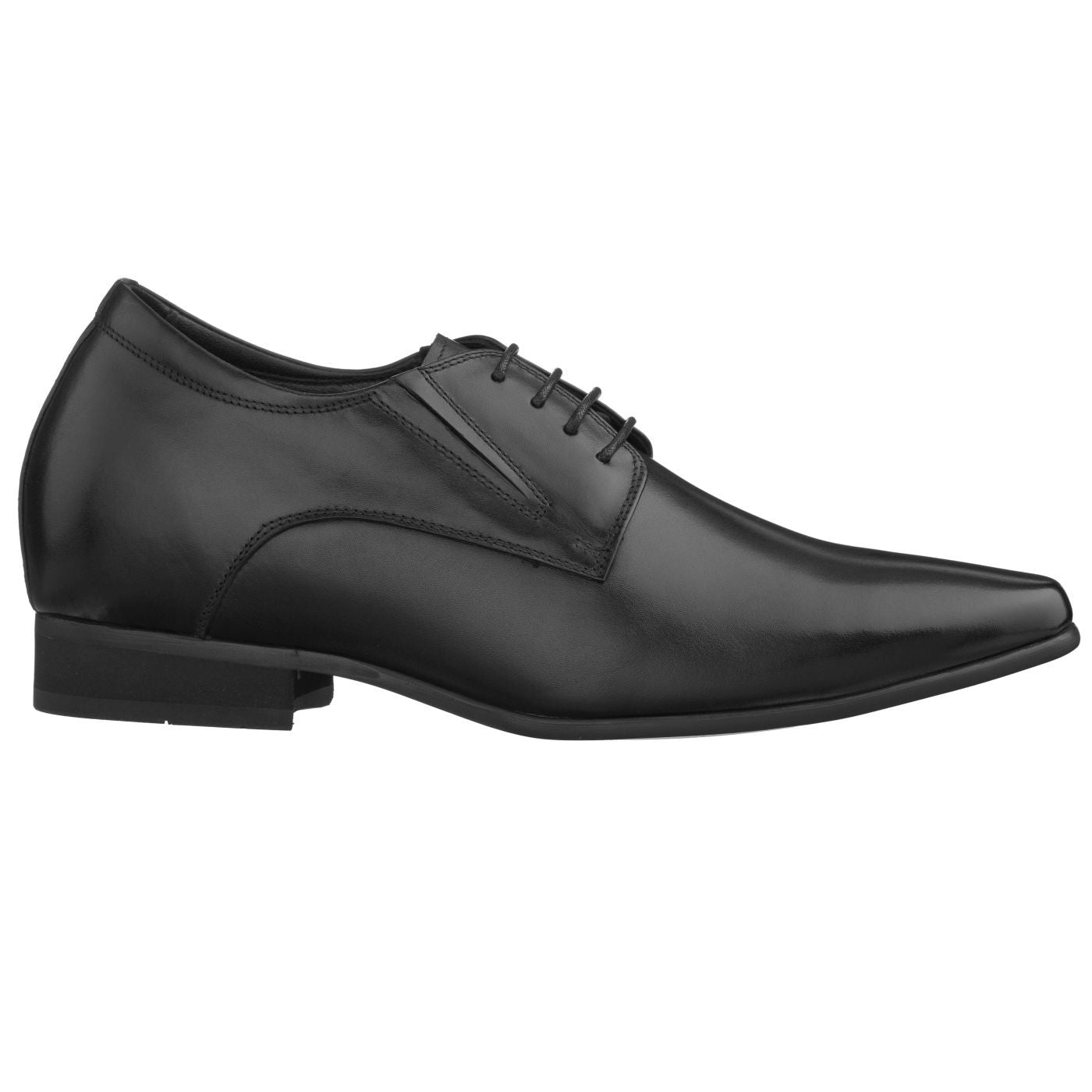 CALTO Black Dress Elevator Shoes Y5051 - TallMenShoes.com ...