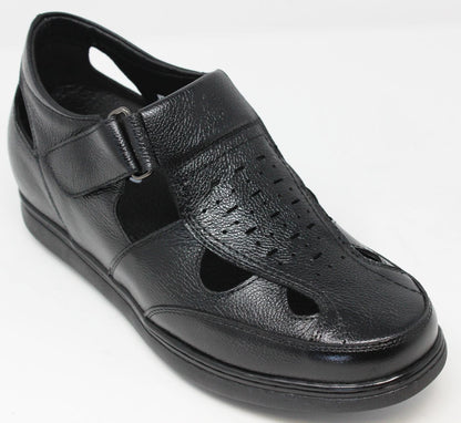 Elevator shoes height increase FSE0044 - 2.7 Inches Taller (BLACK) - Size 7.5 Only