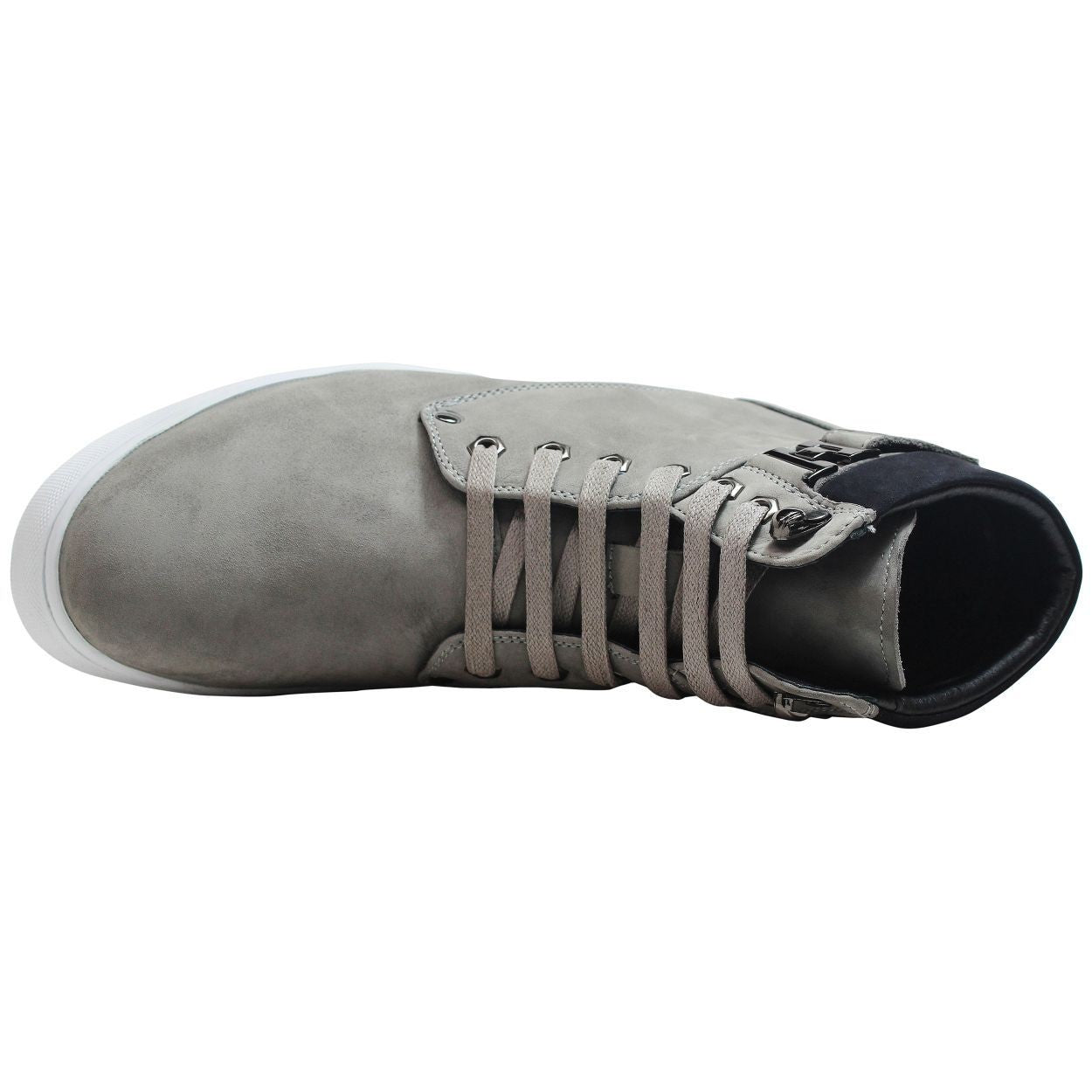Elevator shoes height increase CALTO - T53120 - 2.6 Inches Taller (Nubuck Grey)