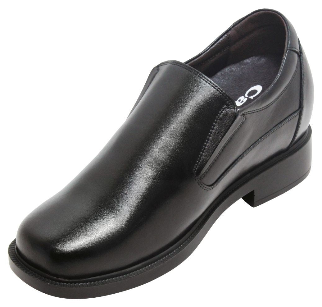 Elevator shoes height increase CALTO - K31714 - 3.6 Inches Taller (Black) - Lightweight