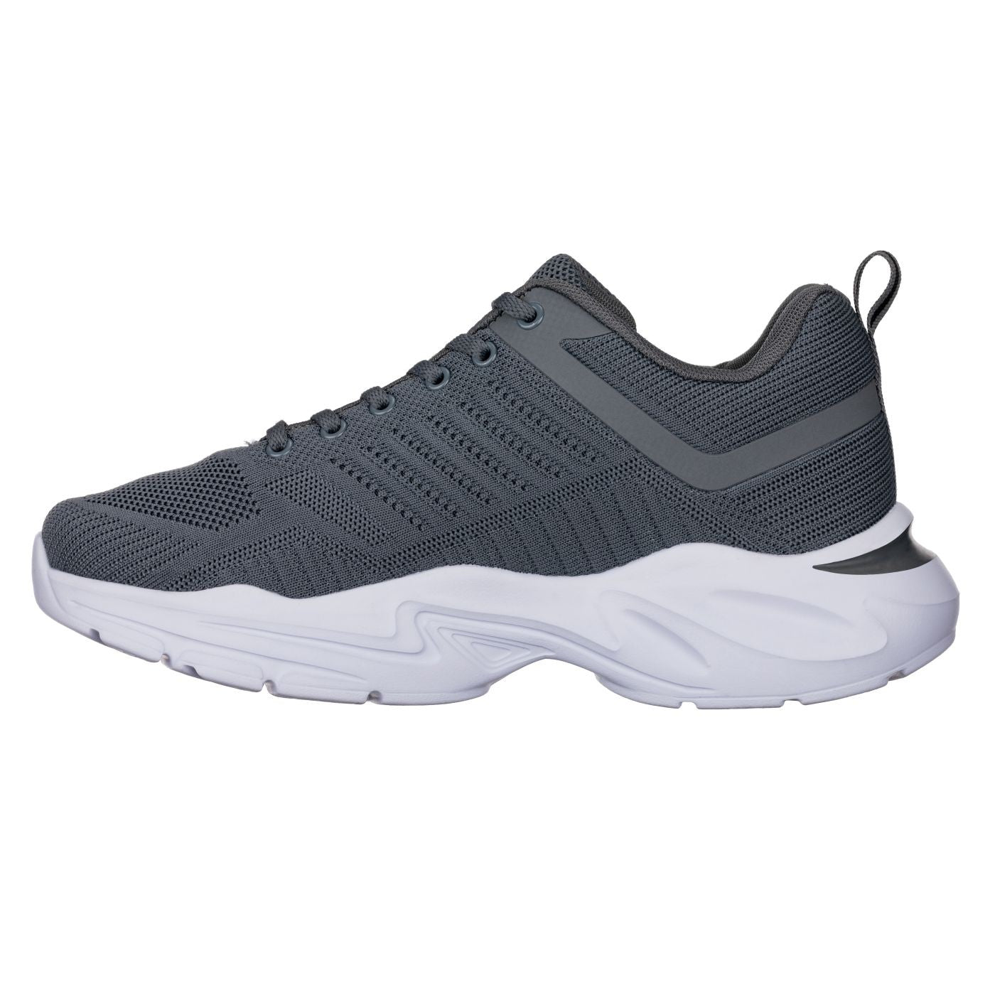 Elevator shoes height increase CALTO - Q332 - 2.6 Inches Taller (Grey/White) - Super Lightweight