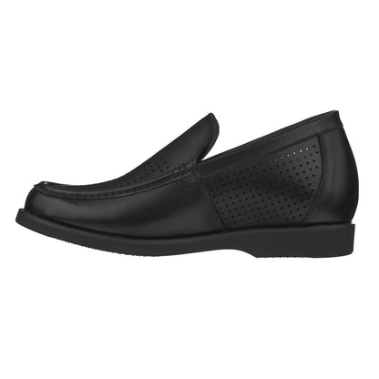 Elevator shoes height increase CALTO - T9350 - 3 Inches Taller (Black) - Super Lightweight